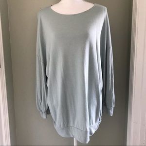 TOBI Oversized Sage Sweatshirt